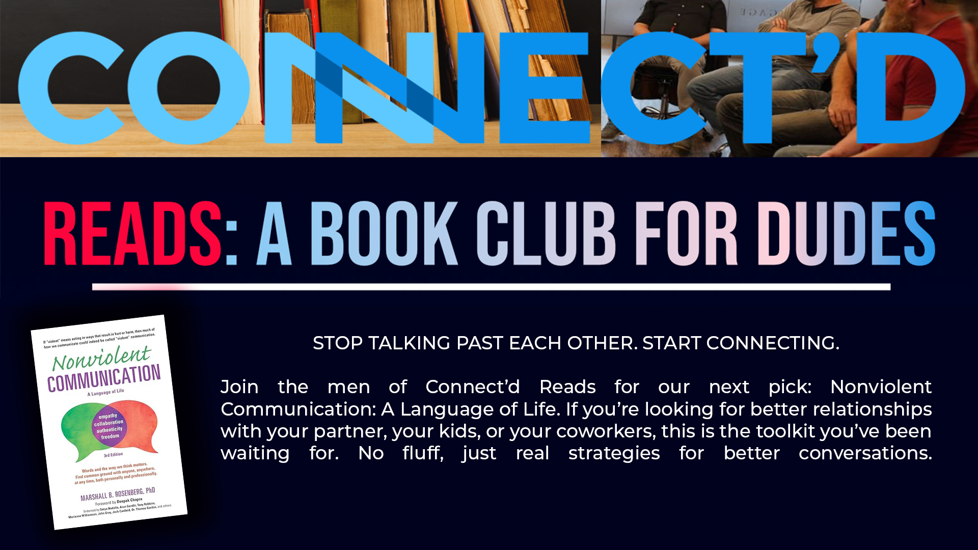 Connect’d Reads: Nonviolent Communication: A Language of Life: Life-Changing Tools for Healthy Relationships